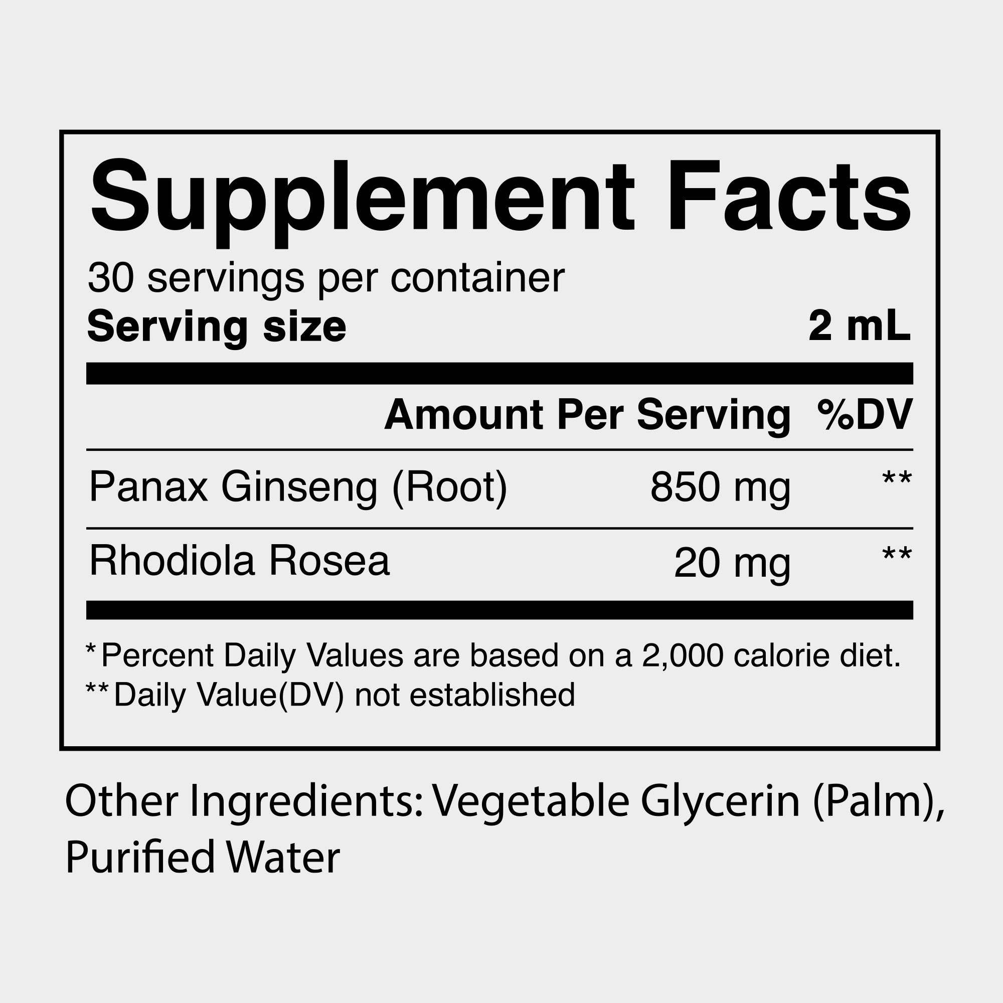 Ginseng Liquid Drops