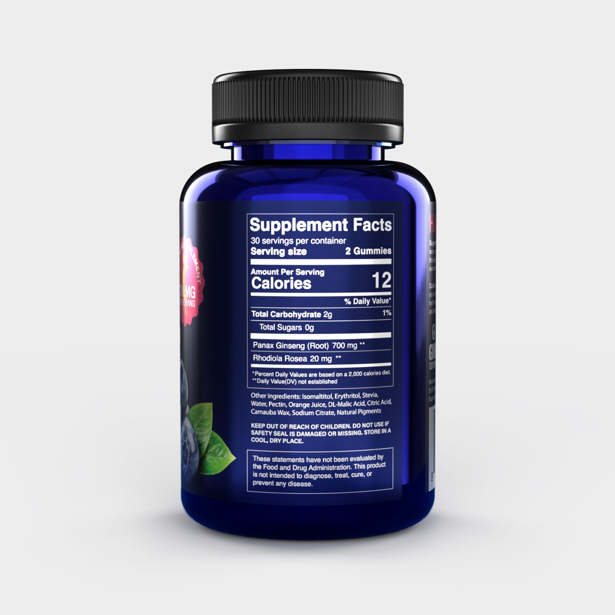 Ginseng Gummies - Blueberry